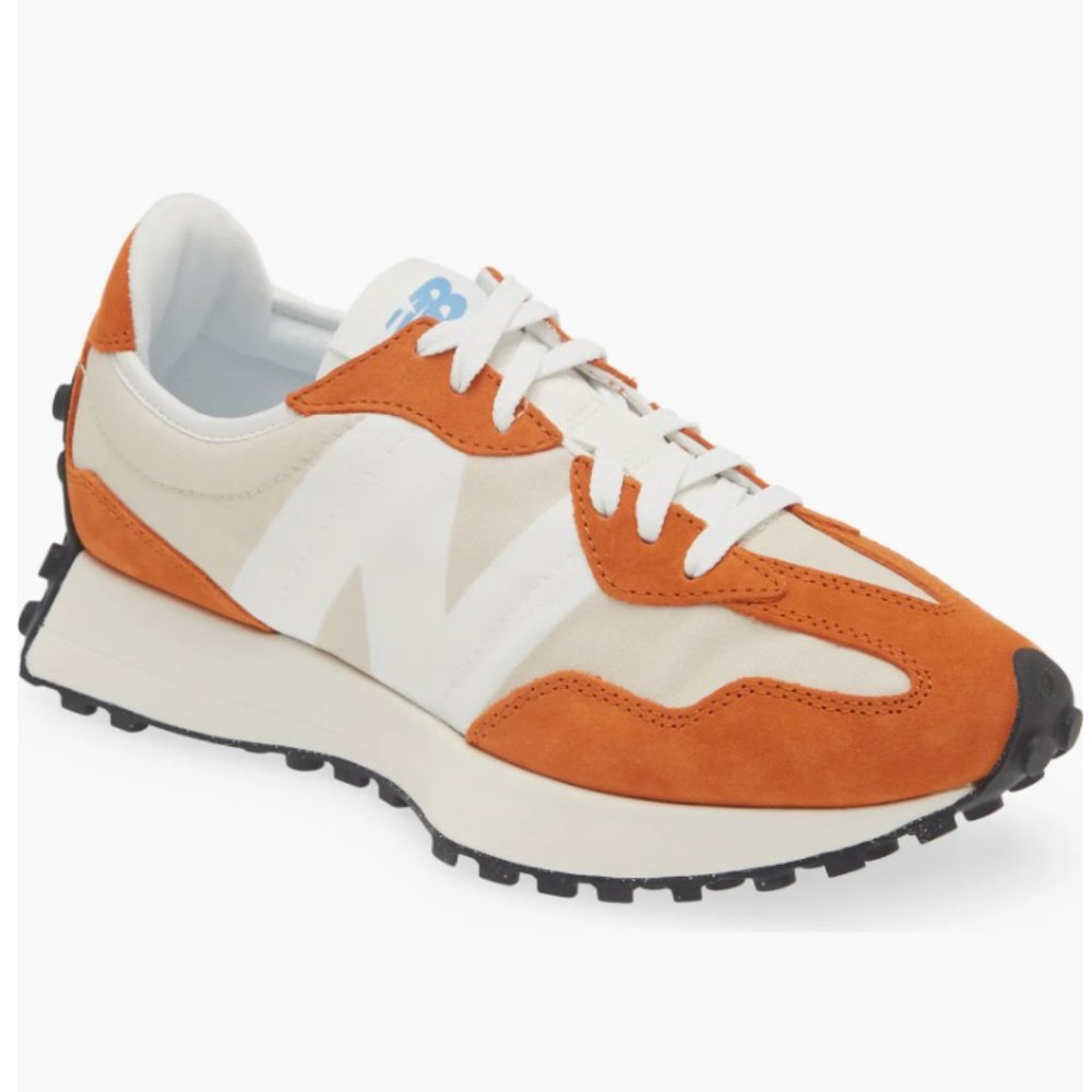 New Balance 327 Casual Sneakers Shoes Women 9.5 / Men 8 Rust Oxide Timberwolf - Picture 3 of 16